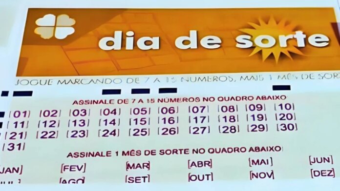 A aposta simples do Dia de Sorte custa R$ 2,50 e permite escolher sete dezenas entre 31 números, além da indicação obrigatória de um Mês da Sorte.