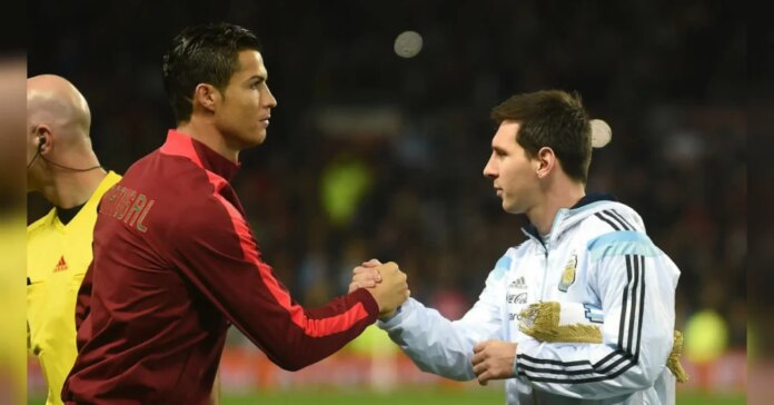 Messi e Cristiano Ronaldo entram na reta final da carreira com números impressionantes e mantêm viva a corrida histórica pelos mil gols. Foto: divulgação